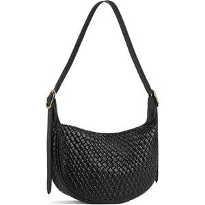 Versatile Crescent Hobo Handbag with Adjustable Strap - Eco-Friendly Design